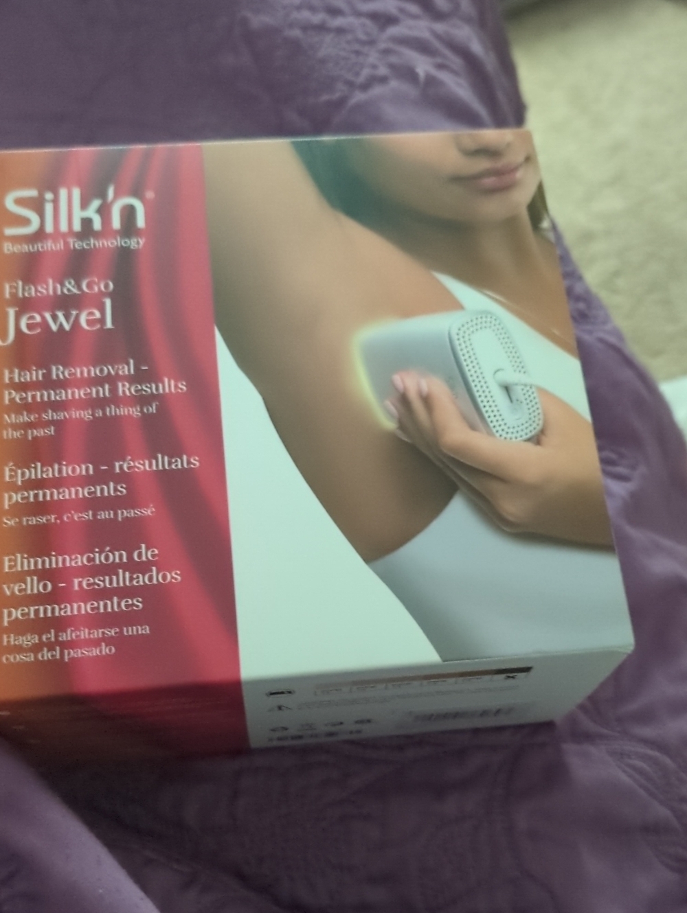 Flash&Go Jewel Hair Removal Device - White